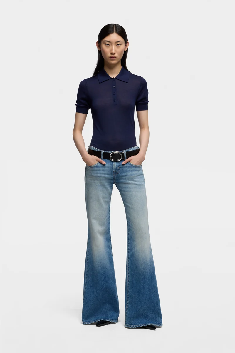 LOW FLARE in Denim Blue Haze