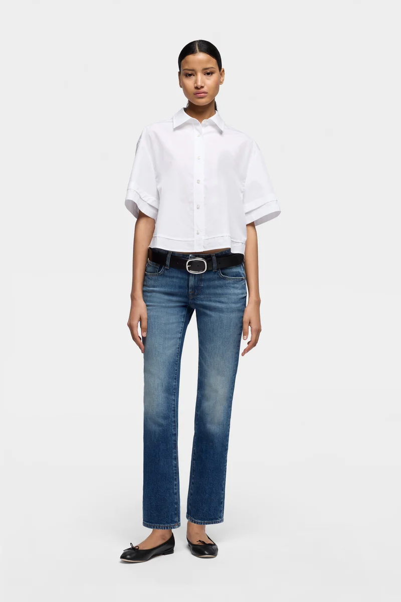 LOW CIGARETTE in Denim Blue Core