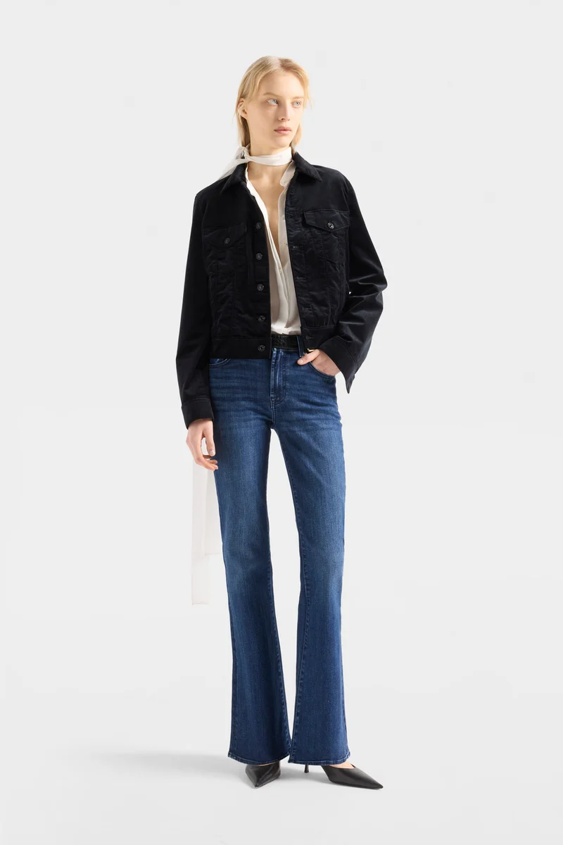 LEGGY BOOTCUT in Slim Illusion Soho Dark