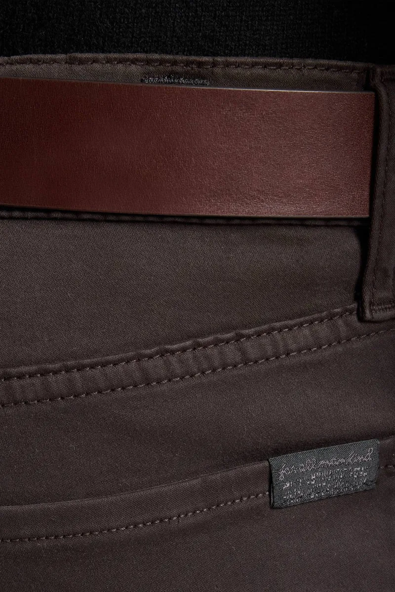 SLIMMY in Luxe Performance Stretch Sateen Molasses