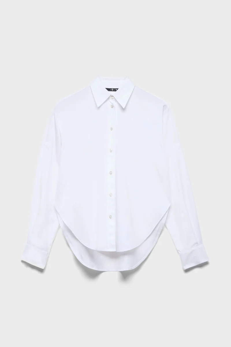 OVERSIZE SHIRT in Poplin Optical White