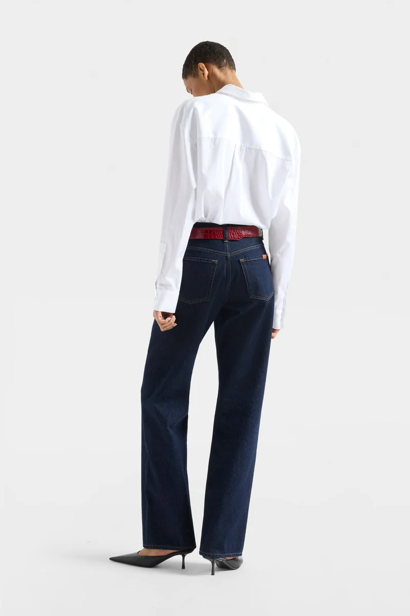 OVERSIZE SHIRT in Poplin Optical White