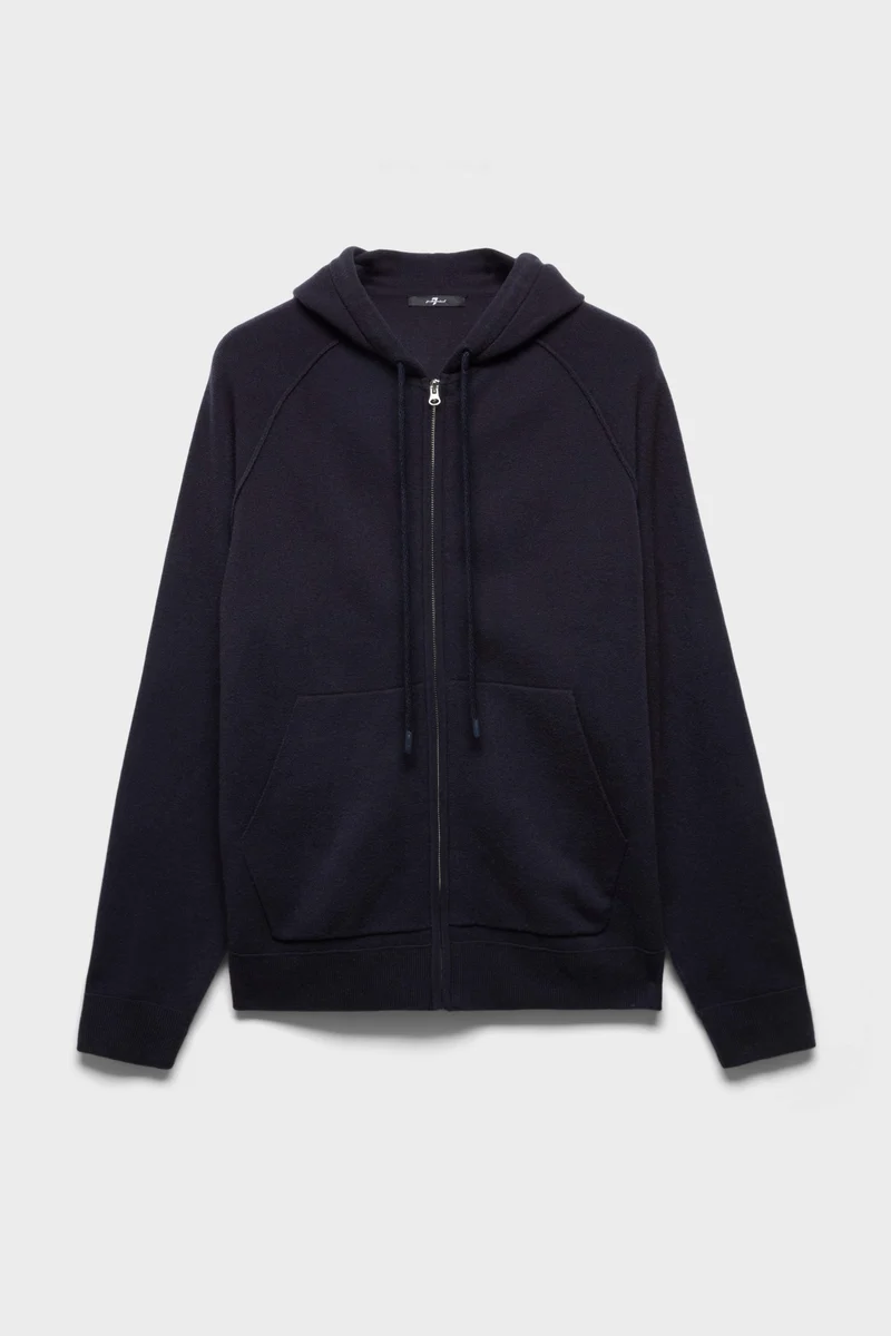 ZIP HOODIE in Midnight