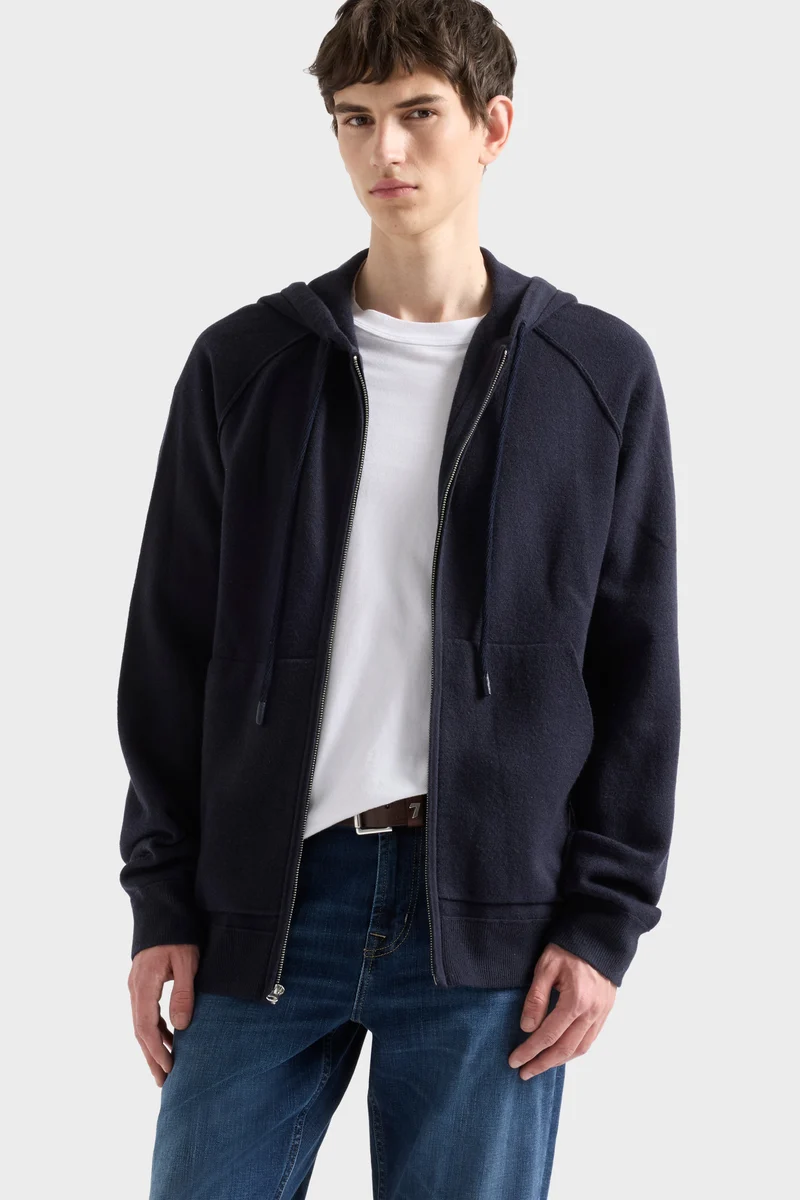 ZIP HOODIE in Midnight