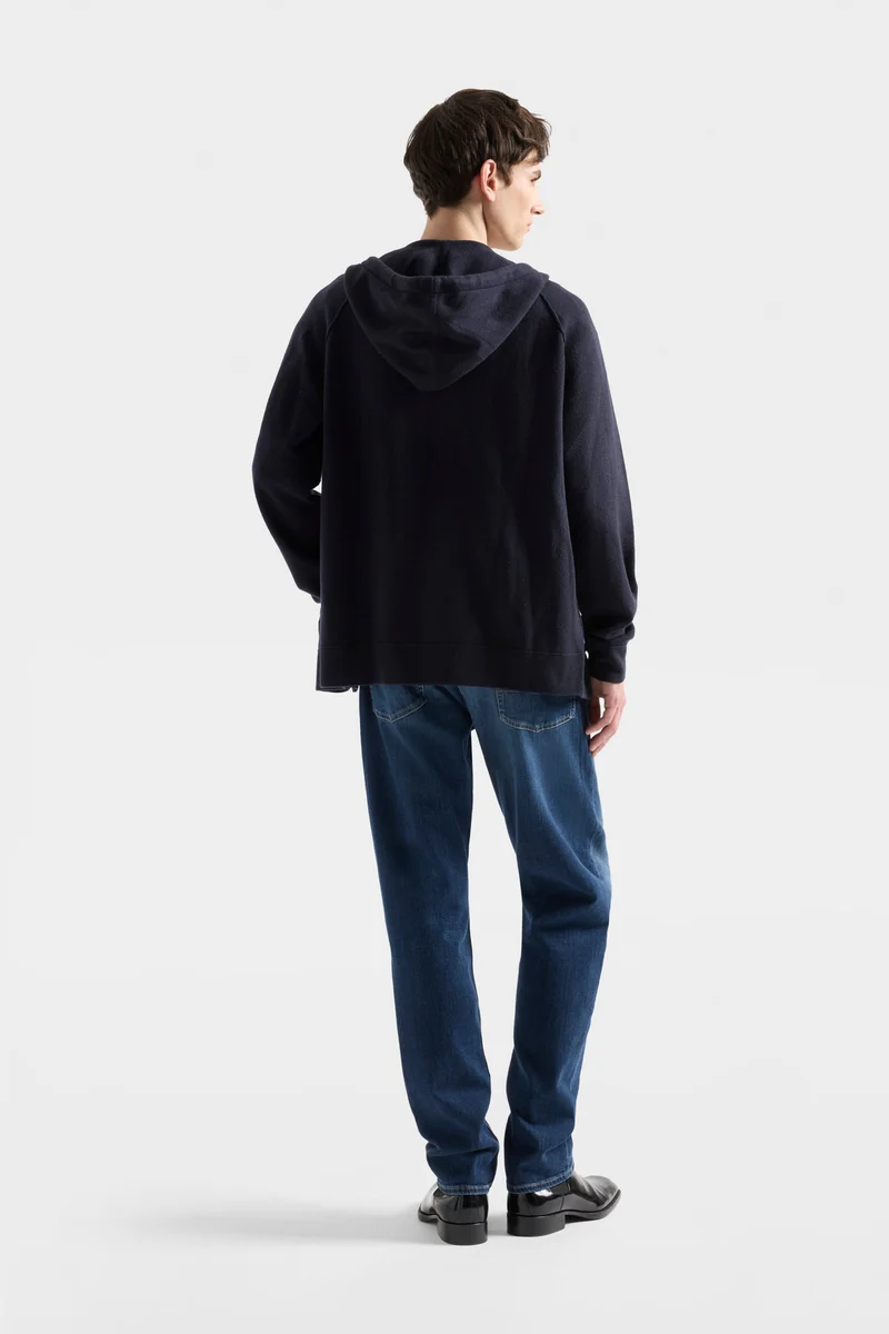 ZIP HOODIE in Midnight