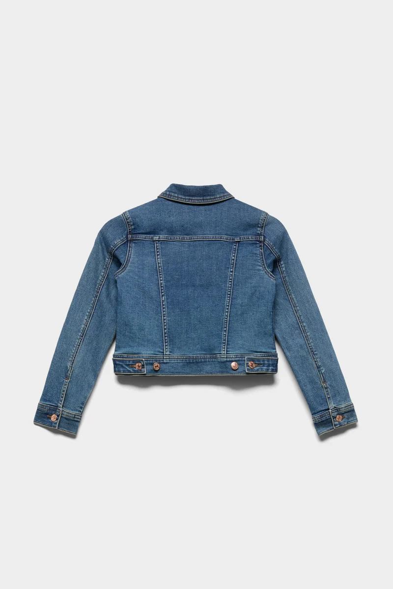 GIRLS MINI ADI TRUCKER JACKET in Luxe Vintage Sea Level