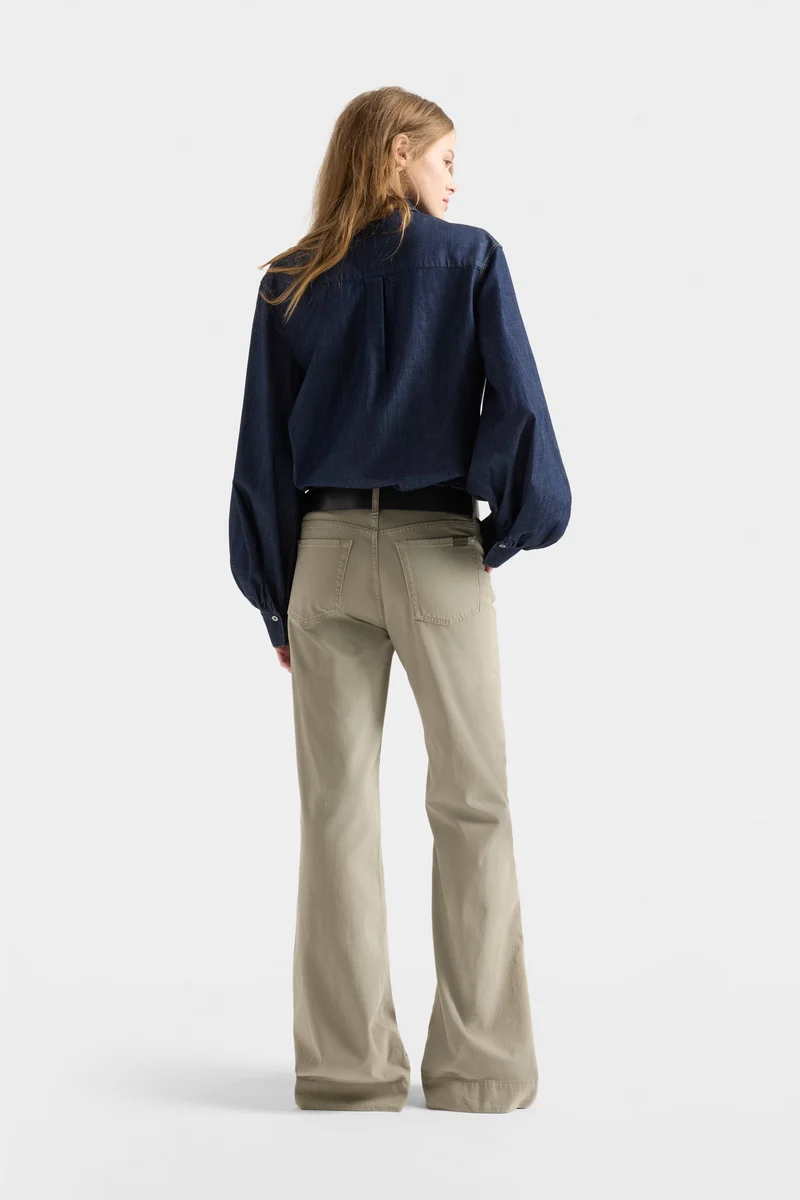 LONG SLEEVE REGULAR SHIRT in Denim Abyss