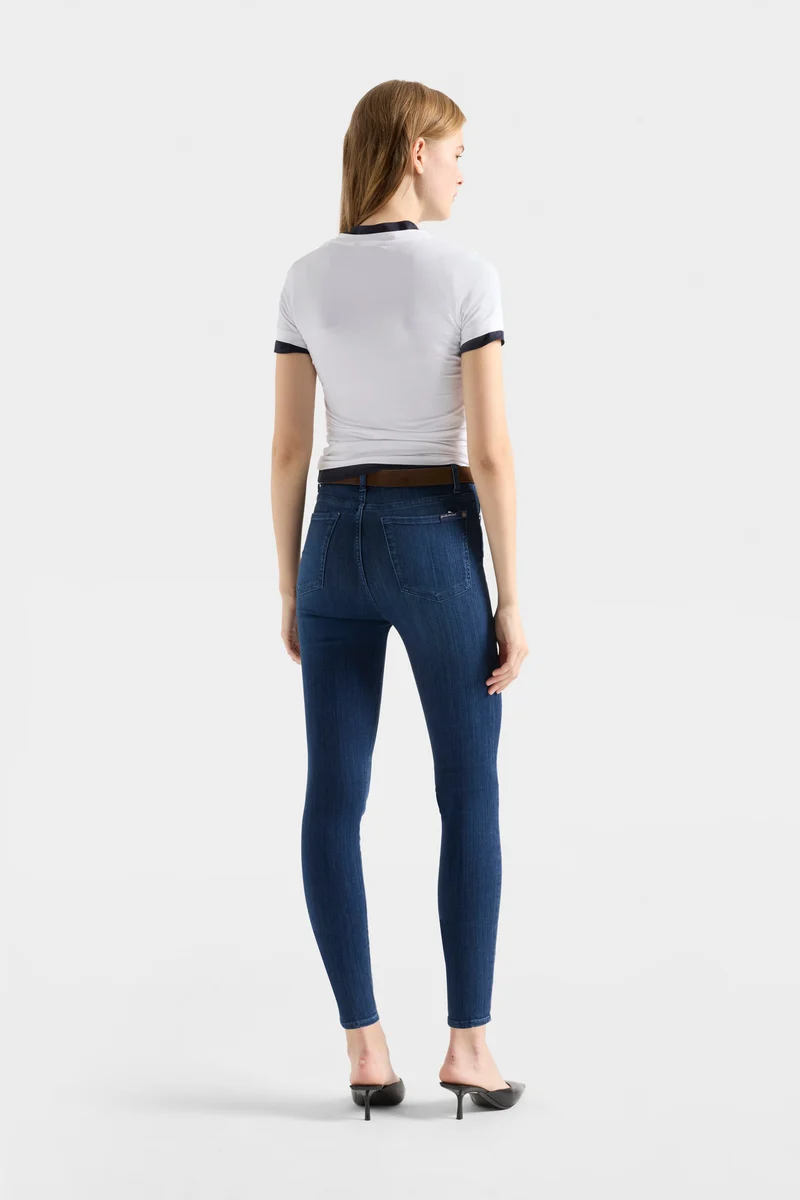 TWISTED TEE in Lyocell Optical White