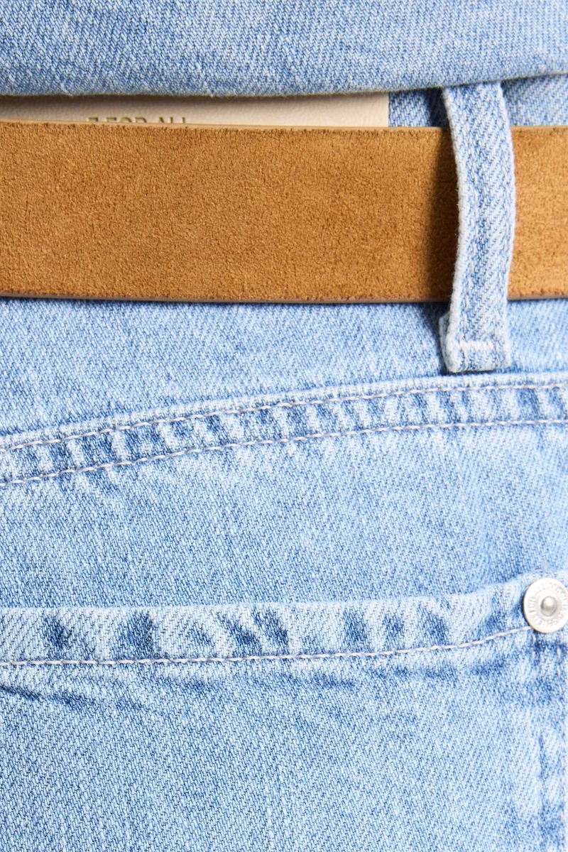 LOTTA ANKLE in Indigo Linen Iris