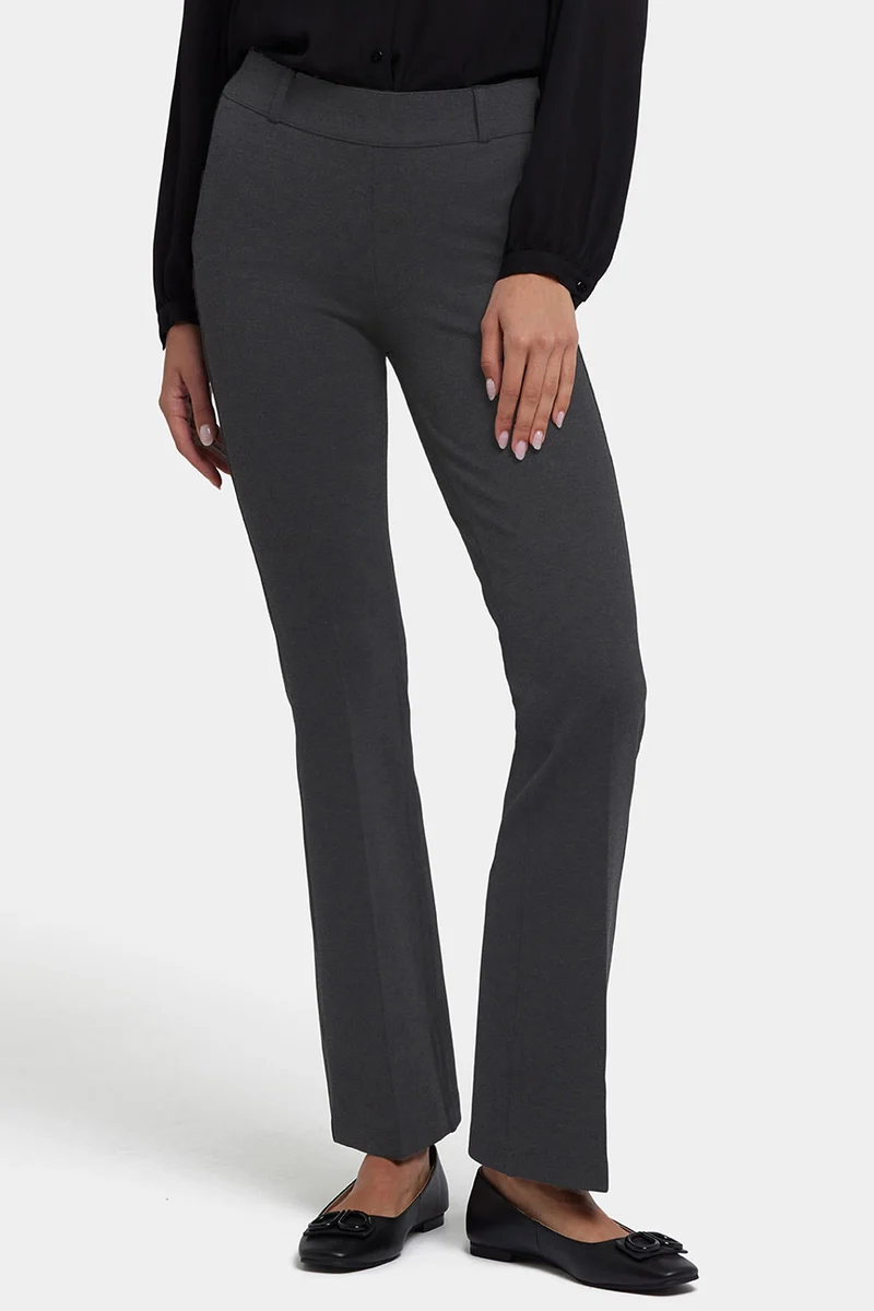 Flare Pull-On Sculpt-Her™ Hose | Charcoal Heather