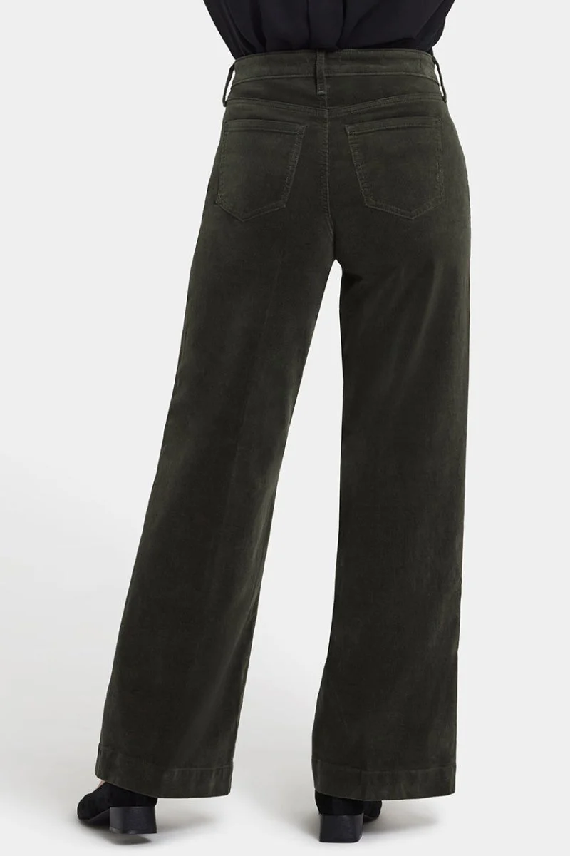 Teresa Wide Leg Corduroy Hose | Vine Leaf