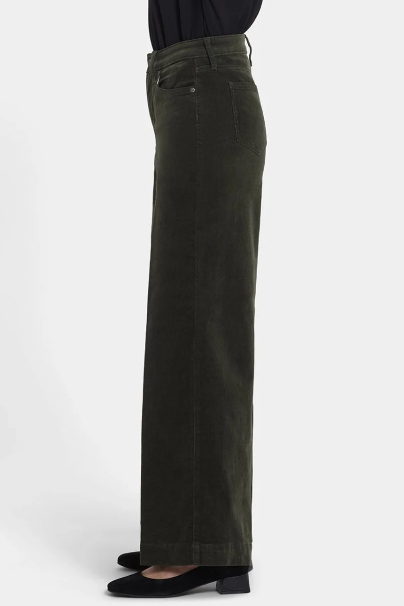 Teresa Wide Leg Corduroy Hose | Vine Leaf