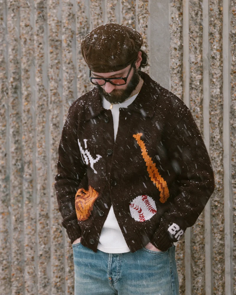 THE BASEBALL CARDIGAN
