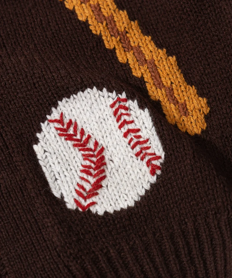 THE BASEBALL CARDIGAN