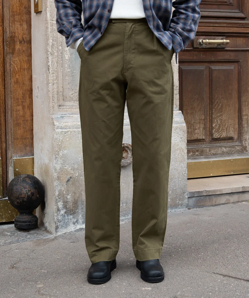 THE ONE PLEAT PANTS