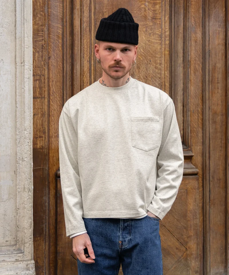 THE BEST LONG-SLEEVE POCKET TEE