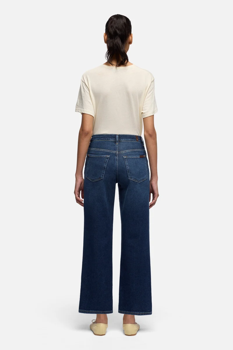 STOVEPIPE STRAIGHT ANKLE in Luxe Vintage Blue Vibe