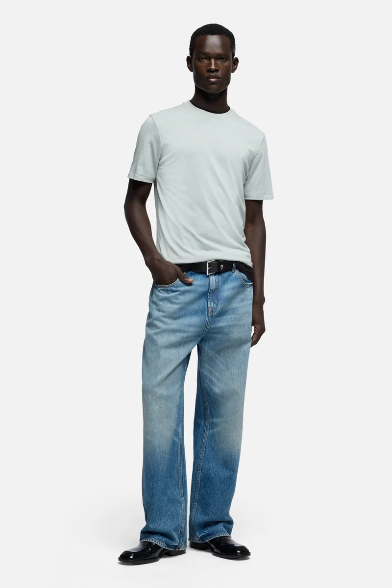 WIDE LEG in Denim Mount