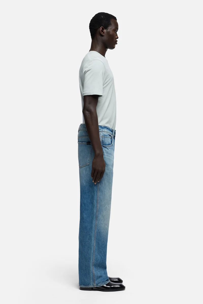 WIDE LEG in Denim Mount