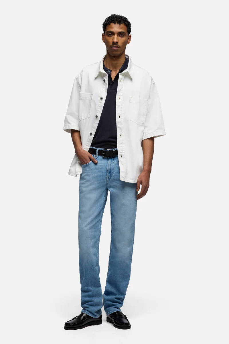 THE STRAIGHT in Denim Foam