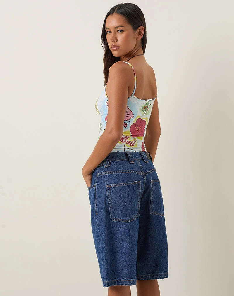 Solay Cami-Top in Bali Blau