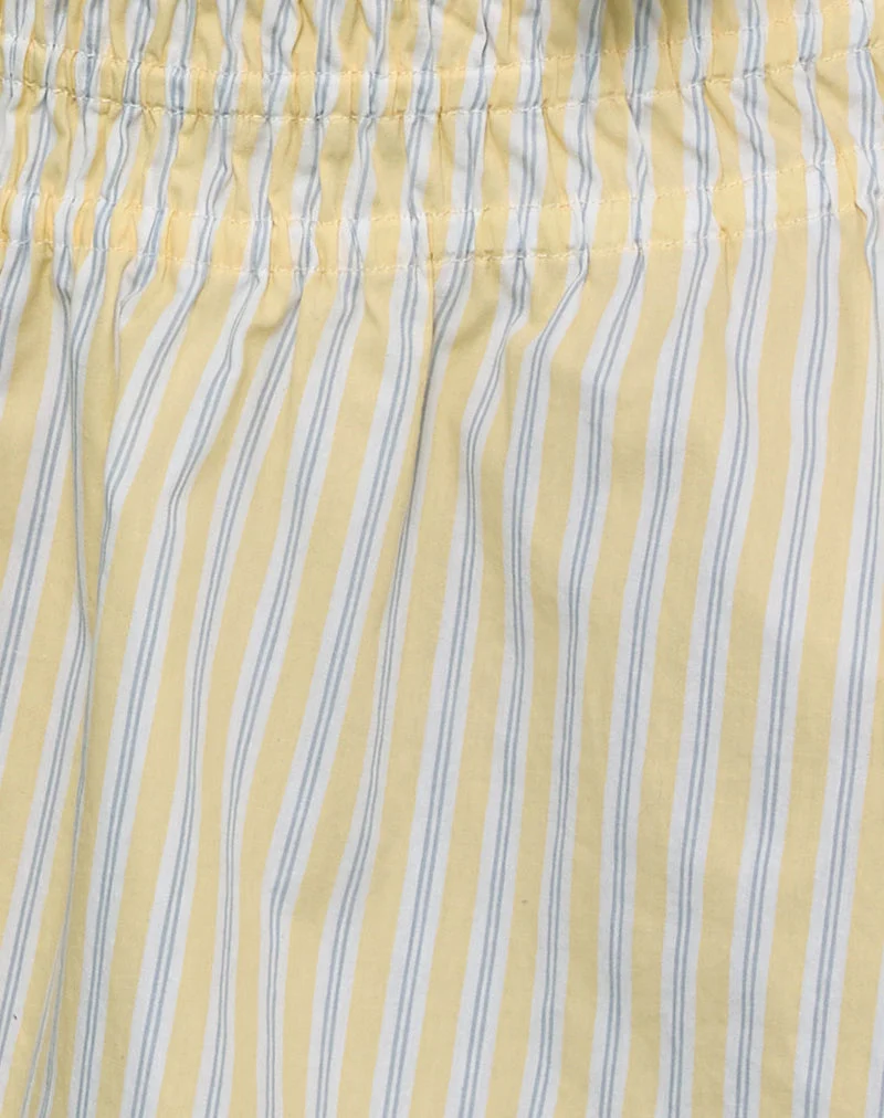Nelesi Minirock in Candy Stripe Gelb
