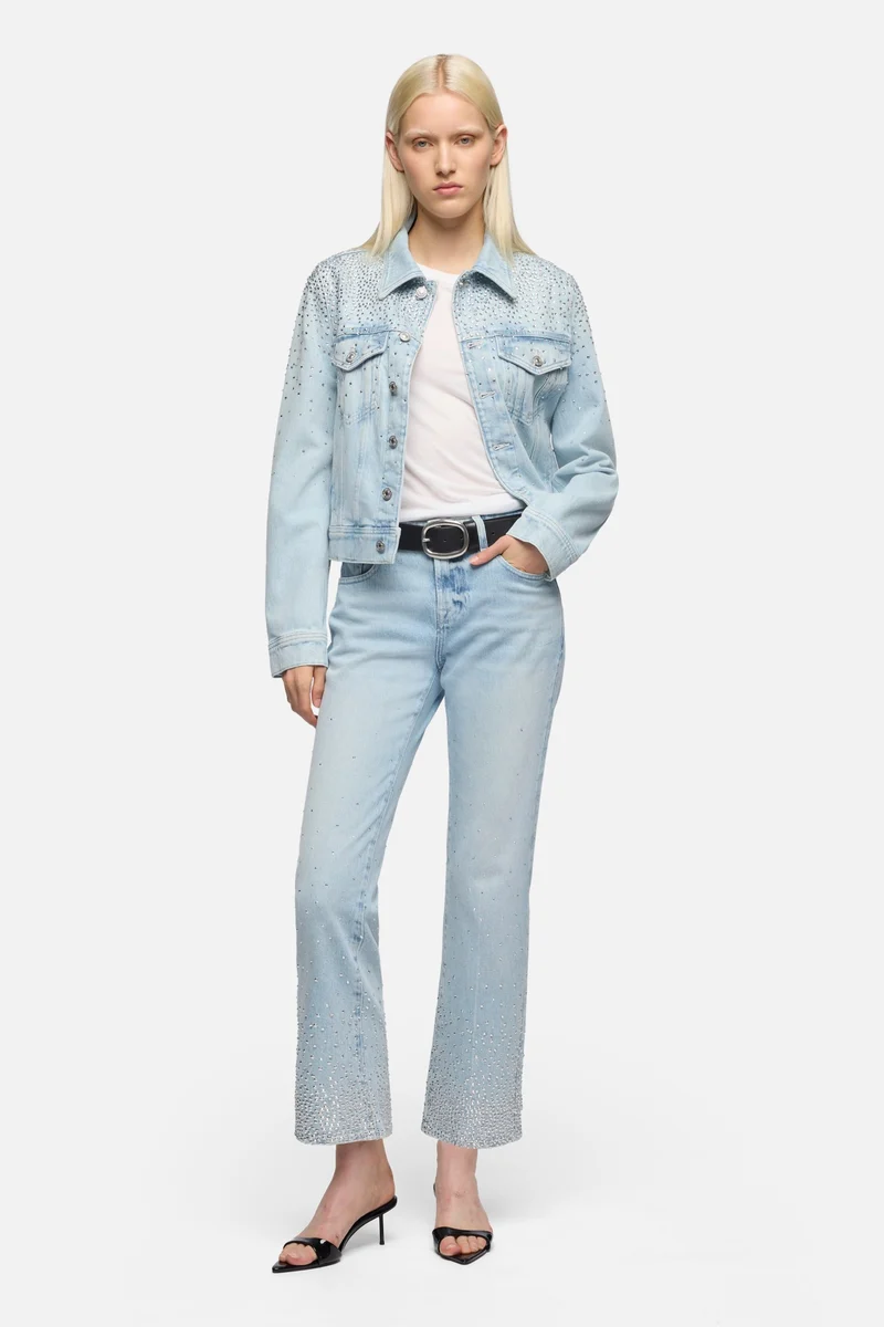ADI TRUCKER JACKET in MANKIND Luminous Blue
