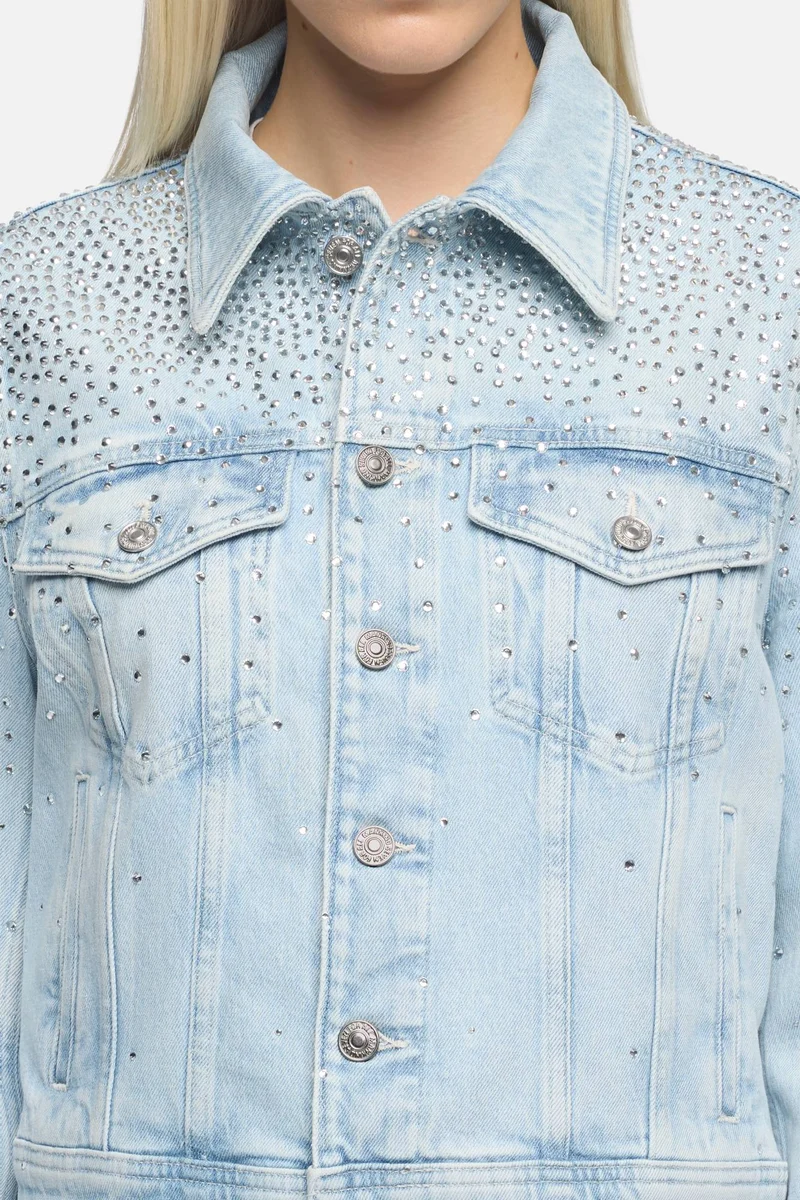 ADI TRUCKER JACKET in MANKIND Luminous Blue