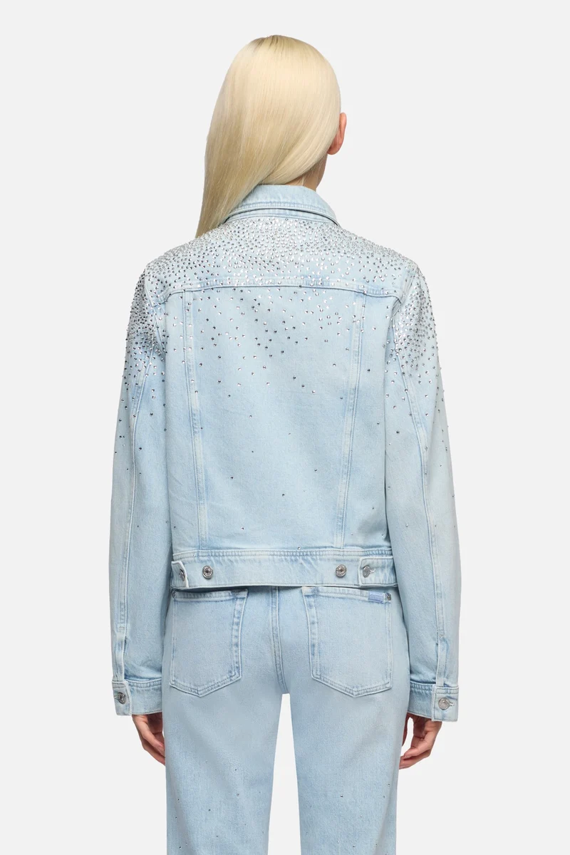 ADI TRUCKER JACKET in MANKIND Luminous Blue