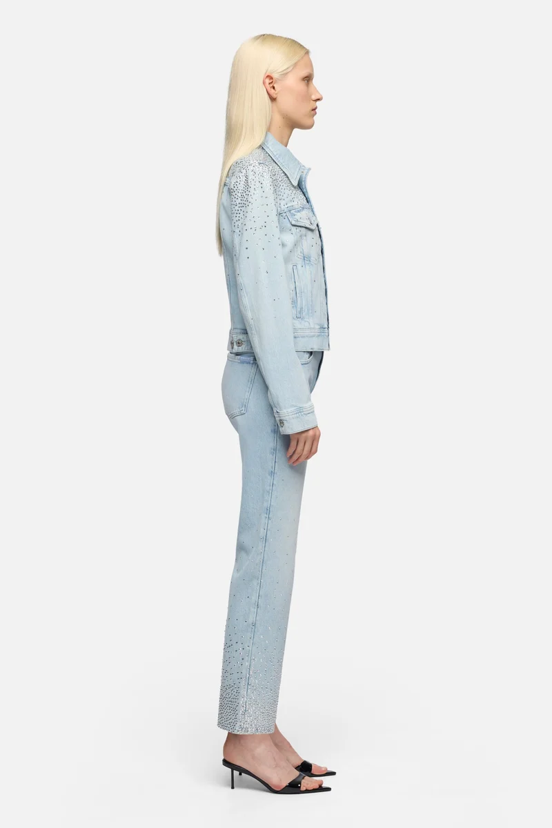 ADI TRUCKER JACKET in MANKIND Luminous Blue