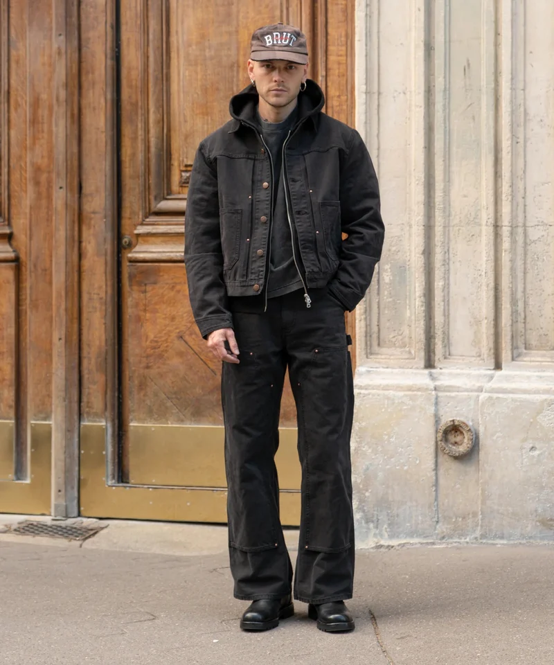 THE WIDE RIVET PANTS