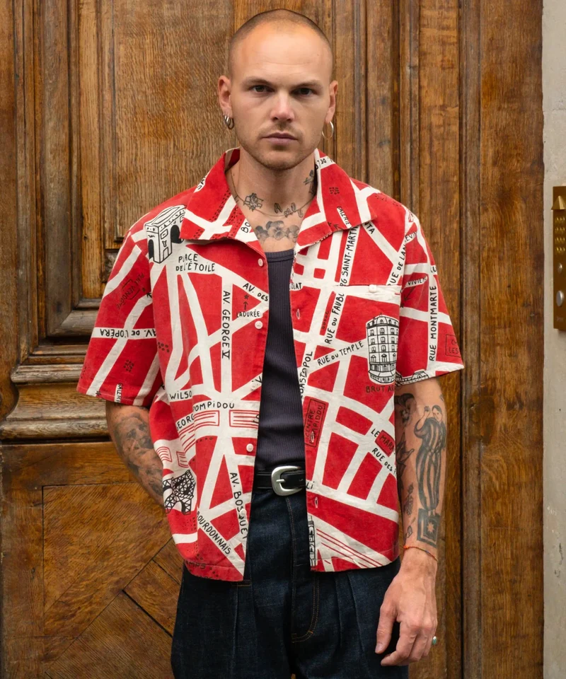 THE PARIS MAP SHIRT