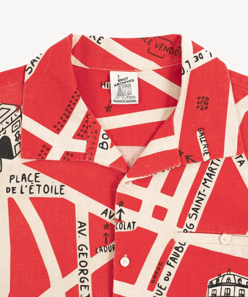 THE PARIS MAP SHIRT