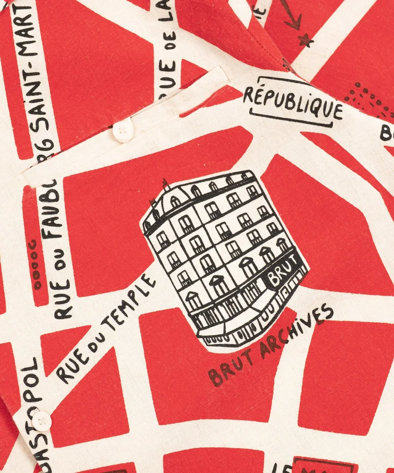THE PARIS MAP SHIRT