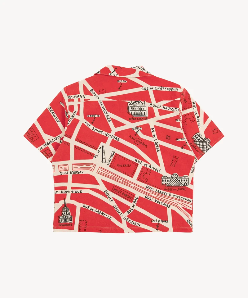 THE PARIS MAP SHIRT