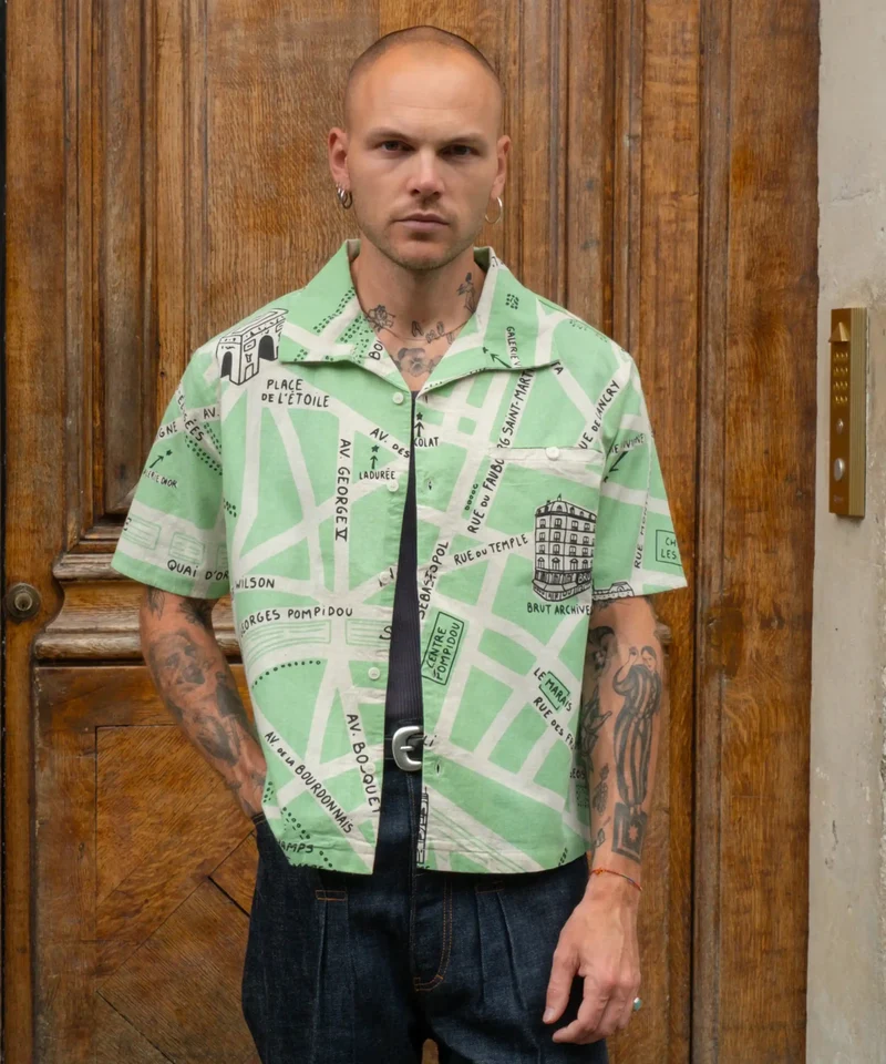 THE PARIS MAP SHIRT