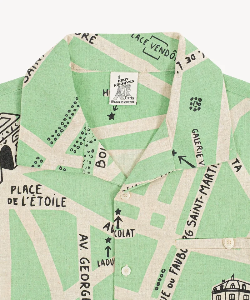 THE PARIS MAP SHIRT