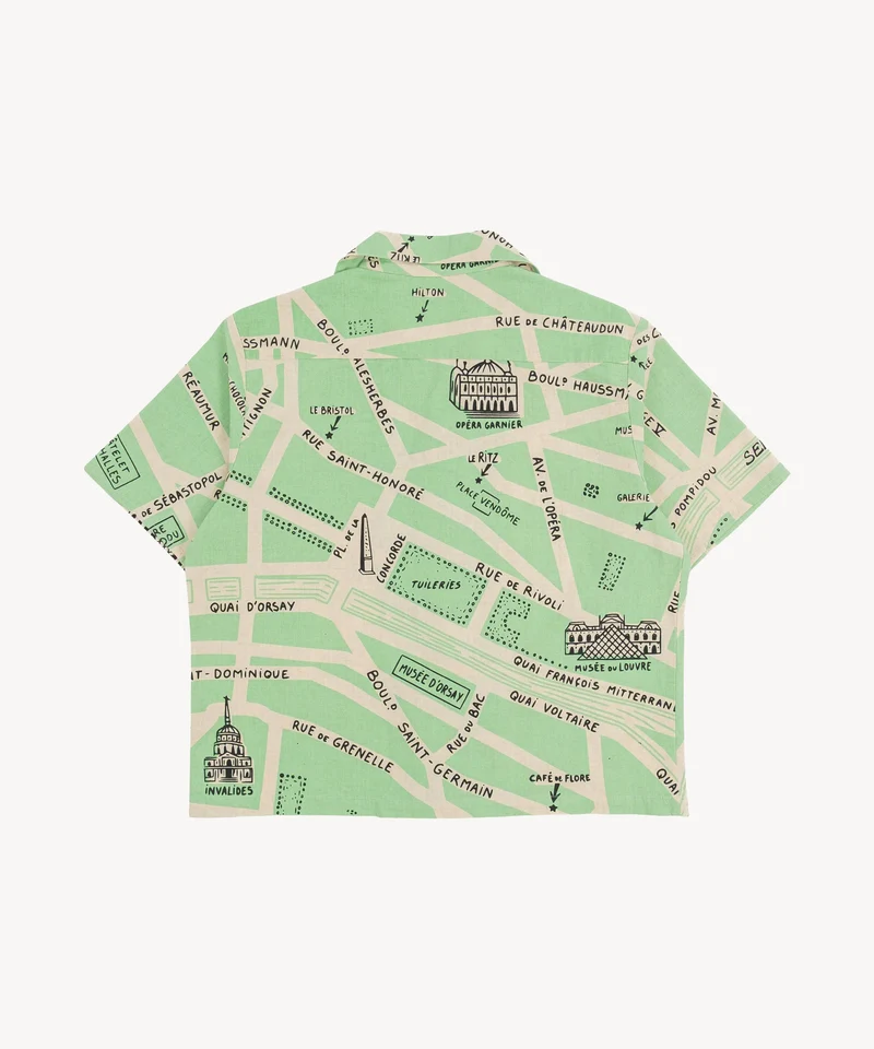 THE PARIS MAP SHIRT