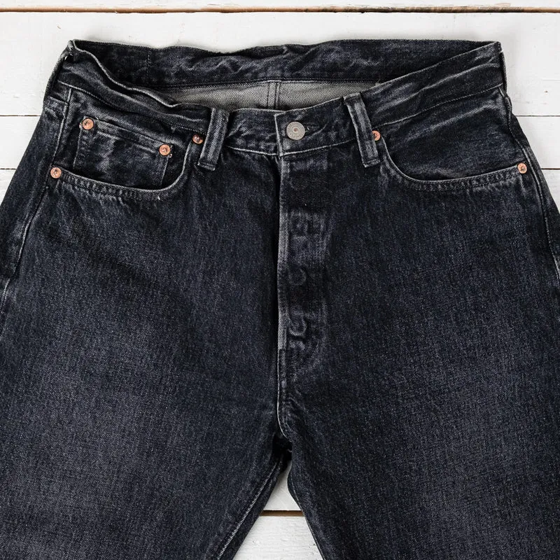 14,25 oz. Black Denim 1947 Hard Wash