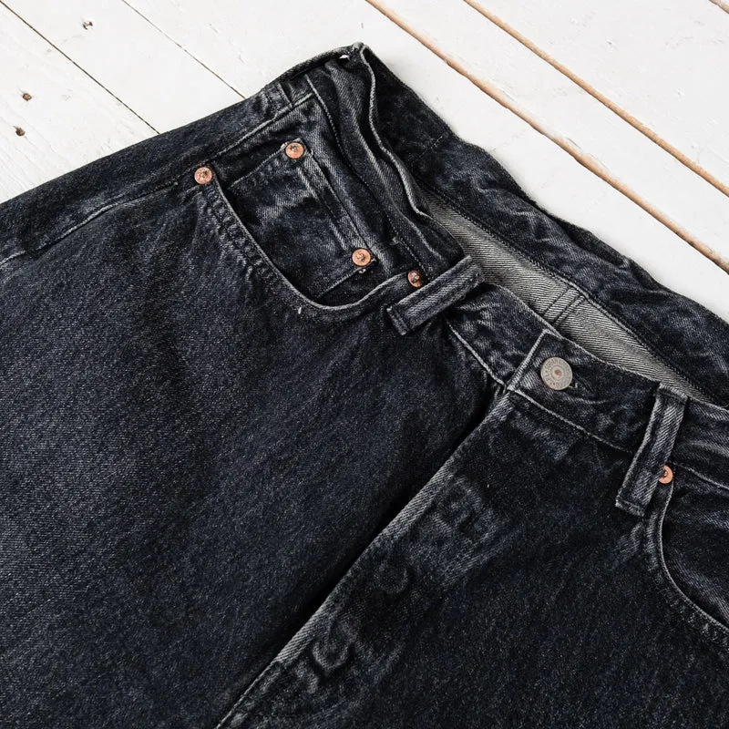 14,25 oz. Black Denim 1947 Hard Wash