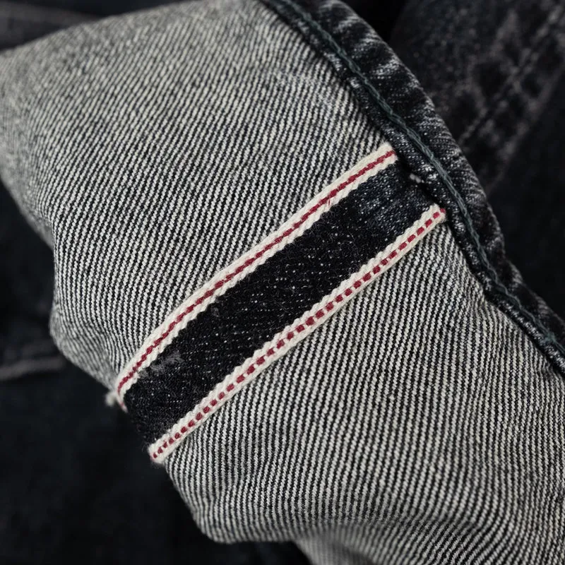 14,25 oz. Black Denim 1947 Hard Wash