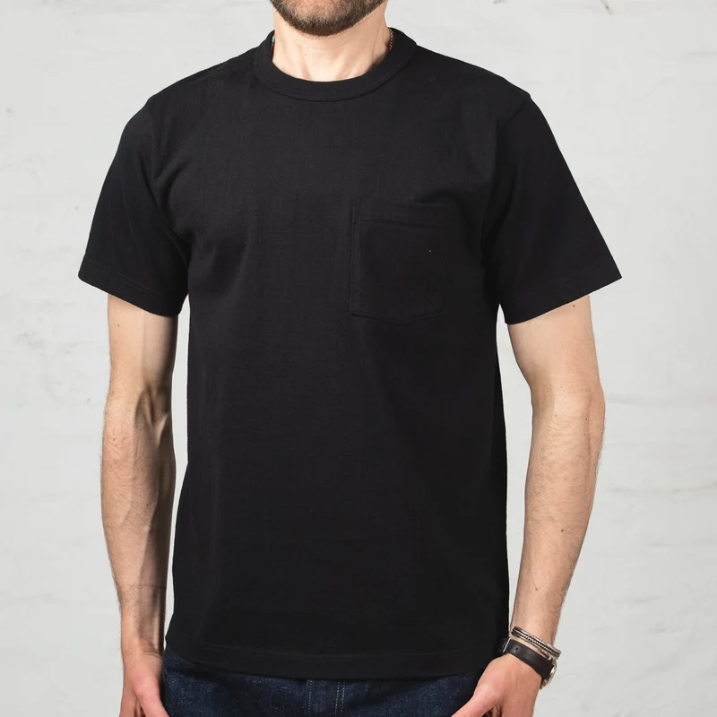 Heavyweight Pocket T-Shirt Schwarz