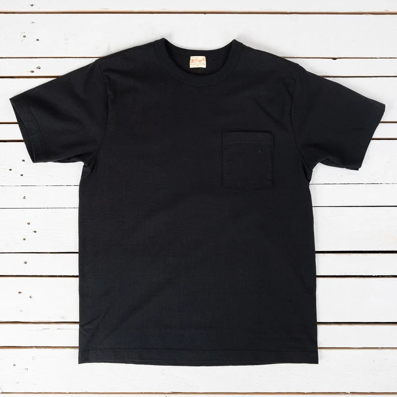 Heavyweight Pocket T-Shirt Schwarz