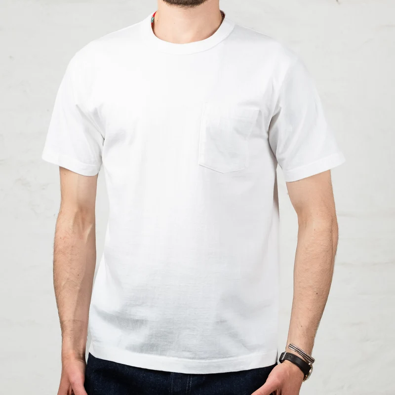 Heavyweight Pocket T-Shirt Weiß