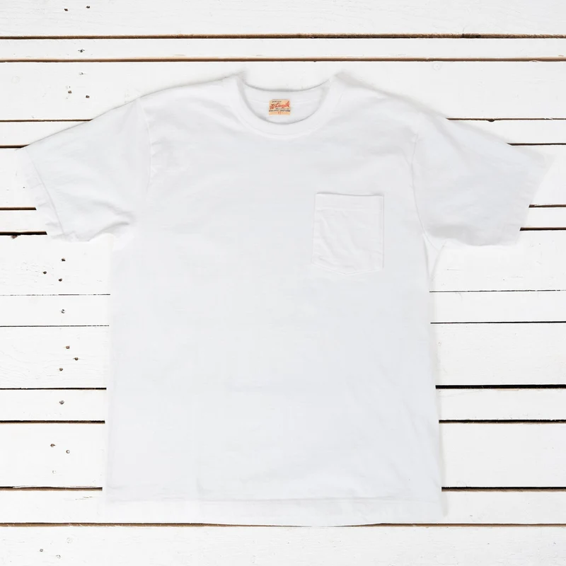 Heavyweight Pocket T-Shirt Weiß