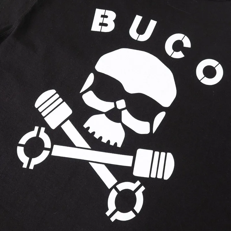 Buco Tee Skull Piston Schwarz