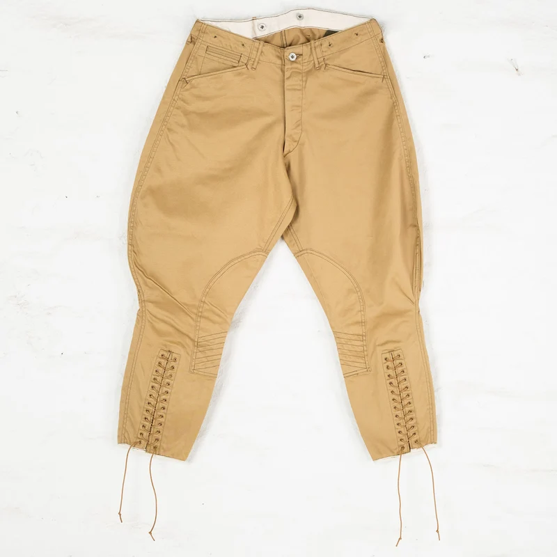 Khaki Chino Breeches Beige