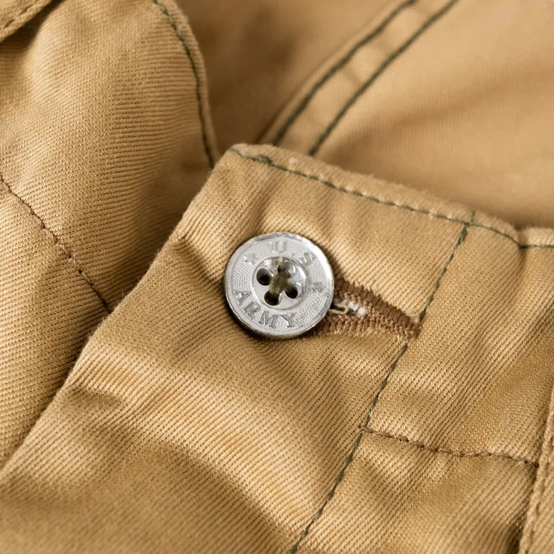 Khaki Chino Breeches Beige