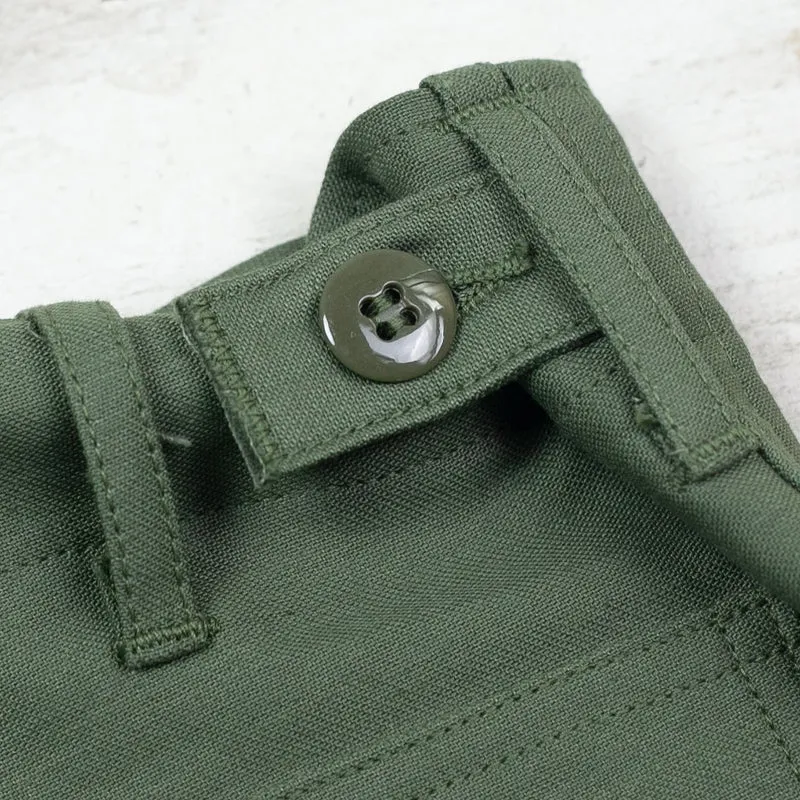 Trousers, Men's Cotton Sateen Oliv