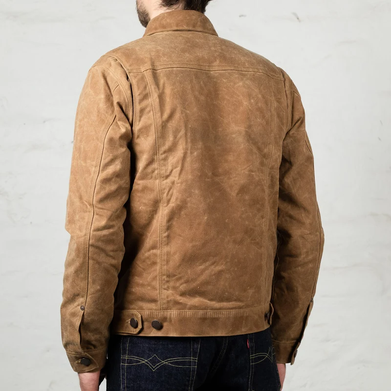 Riders Jacket Waxed Canvas Rust